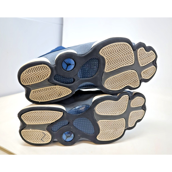 Nike Air Jordan 13 Retro Mid Flint Sneakers Blue and White 2019, US size 8.5 - Picture 10 of 10